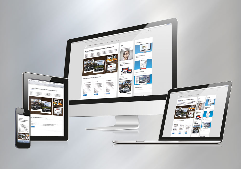 Uw website is goed te zien op alle mobiele devices